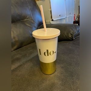 Kate spade “I do” tumbler